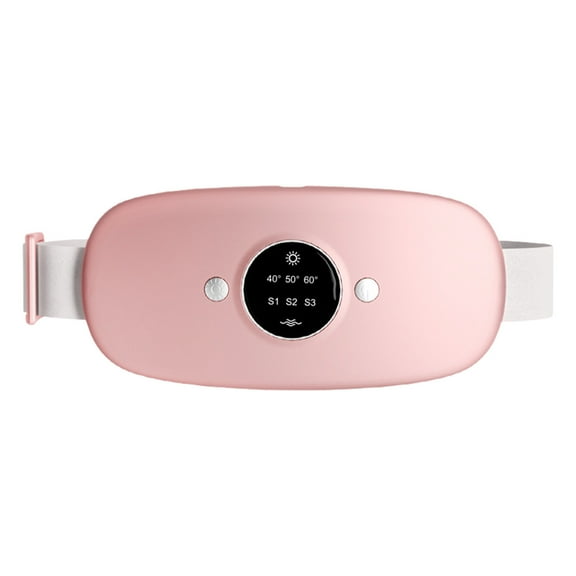 Heating Massage Device, Vibration Abdominal Massager, USB Rechargeable Stomach Relaxer, Portable and Convenient for Home and Office Use, Ideal for Women and Adults