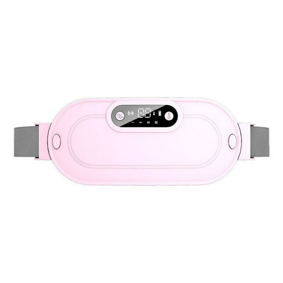 Heating Massages, Vibration Hot Compress Kneading Instruments, Household Waist Protection Digital Display, Suitable for Winter Use, Gifts for Relatives and Friend(Pink)