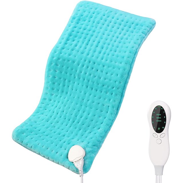Heating Pad for Back Pain Relief, 12x24 inch Heat Pad with Auto Shut