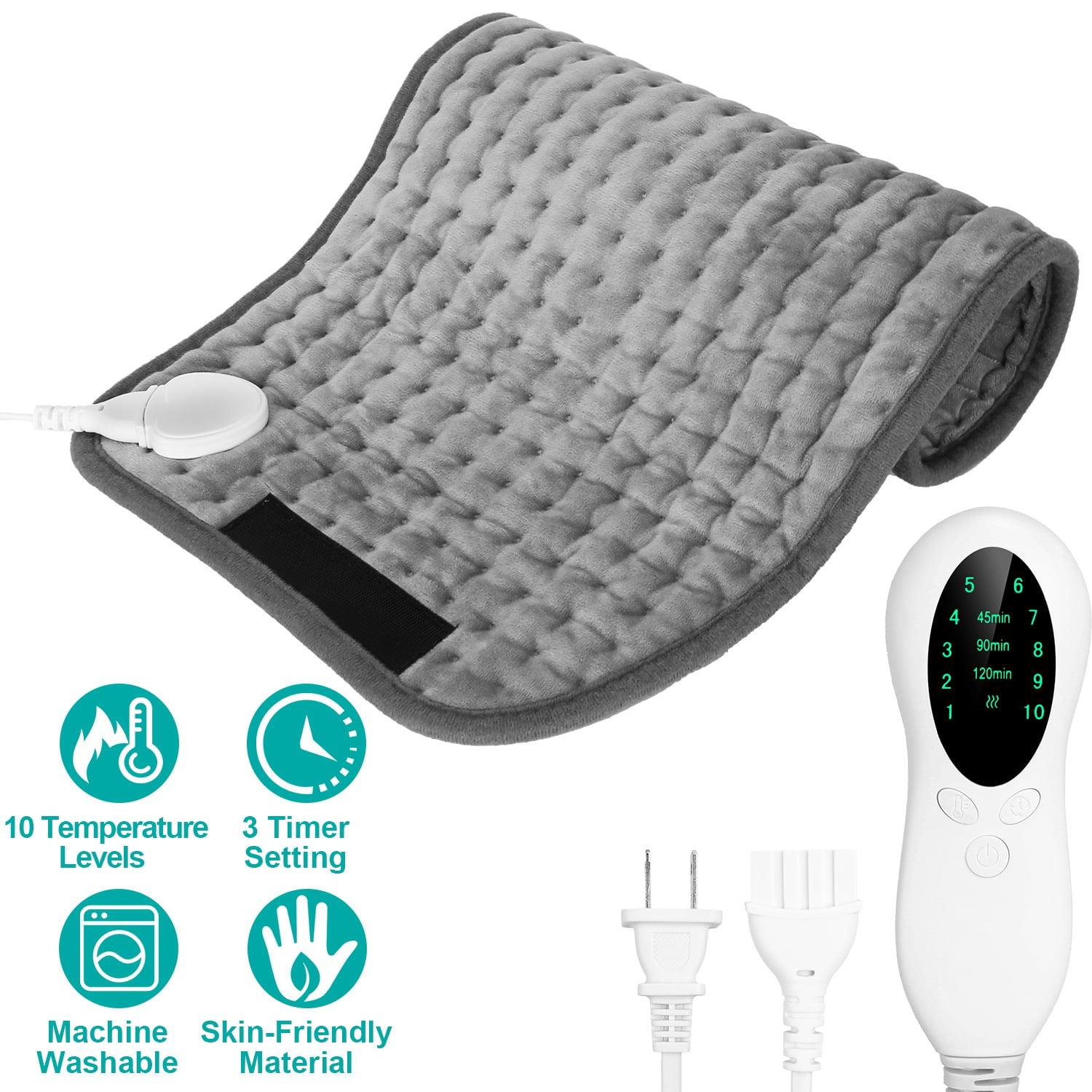Heating Pad for Back Pain Relief, iMounTEK Portable Heating Pad for