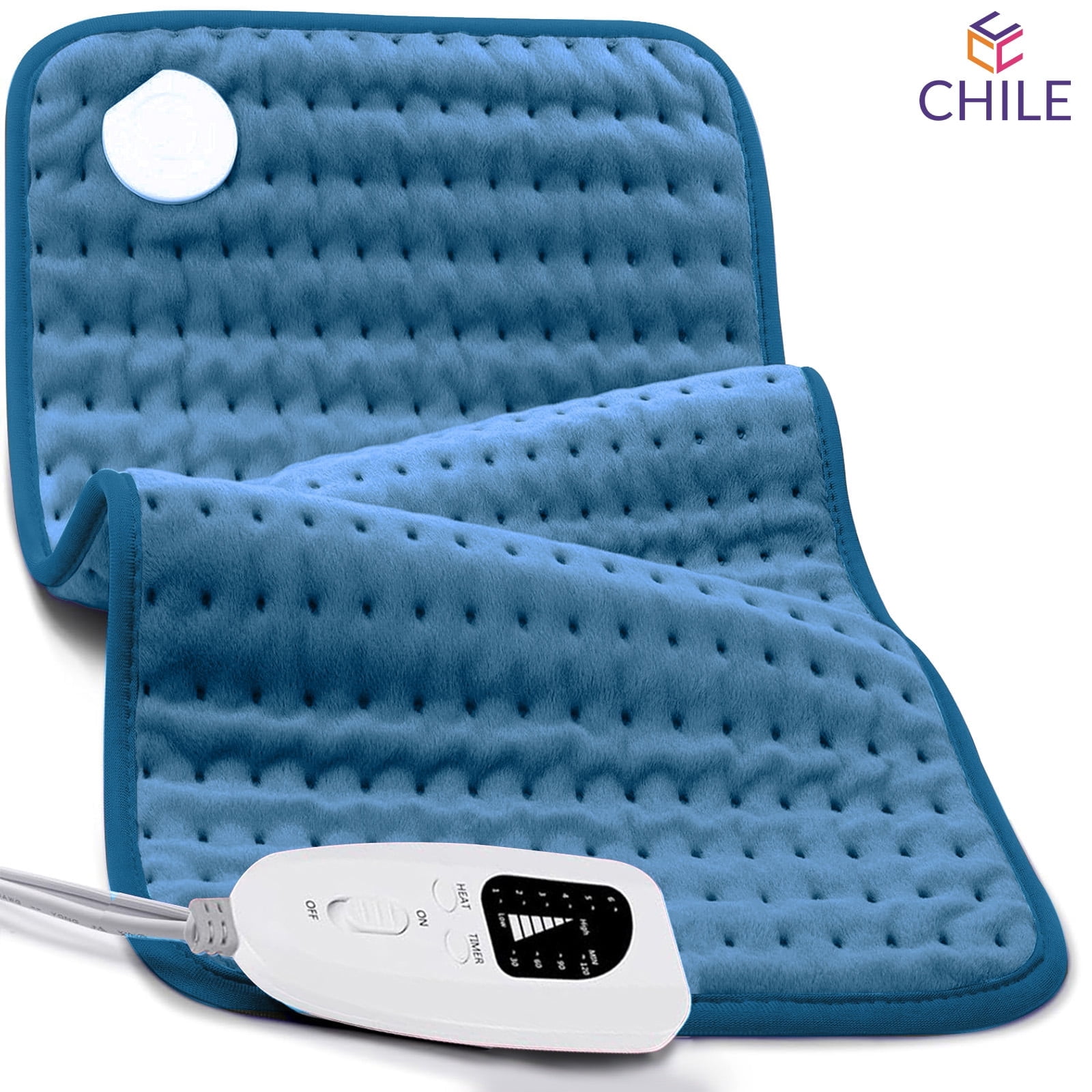 Heating Pad,Electric Heating Pads for Back,Neck,Abdomen,Moist Heating Pad for Shoulder,Knee,Arms,Legs,Dry/Moist Heat & Auto Shut Off,Birthday Gifts for Men and Women, 24x12 Inch