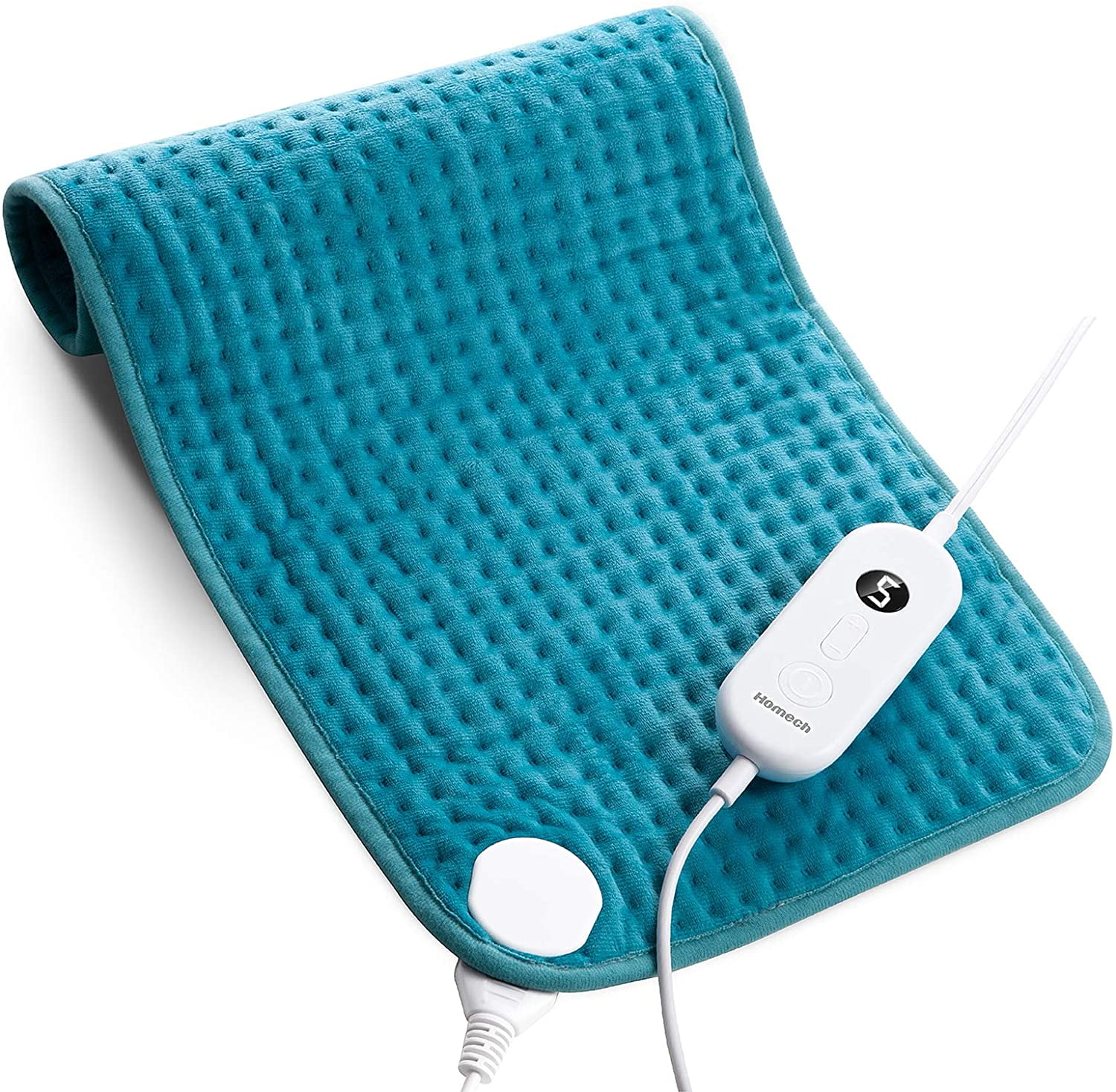 Heating Pad, HOMECH Electric heating pad for Back Pain and Cramps Relief,  Shoulders and Neck, Knee Pain Relief, 12x24, FSA Eligible - Walmart.com
