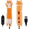 thumbnail image 1 of Heating Pad for Neck Shoulder Pain Relief, Portable Cuddly 19.7" Plush Cat with a Hot Soft Belly USB Powered, Gift for Daughter Girlfriend Wife, 1 of 7