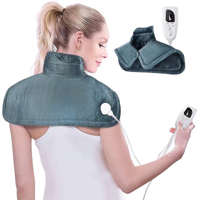 Heating Pad for Neck and Shoulders, 2lb Large Weighted Neck Heating Pad