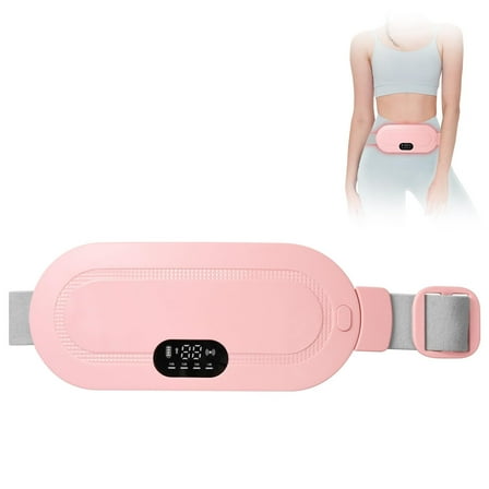 Heating Pad for Period Cramps,Menstrual Heating Pad with 3 Heat Levels & 4 Massage Modes,Portable Heating Pad,Cordless Heating Pad,Cramps Heating Pad Women for Bellyful,Waist,Back,Neck