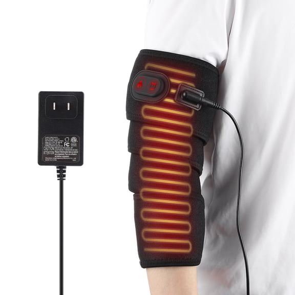 Heating Pad Wrap, Extra Long Heating Pad with 4 Heat Levels, Fast Heating Wrap Wearable Heating Wrap Flexible Heating Pad for Multiple Areas Adjustable Heated Brace, Black