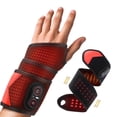 thumbnail image 1 of Wrist Heating Pad Wrap, Flexible Wraps for Wrist Elbow Leg and Arm, Thumb Brace Heating Pad with 660-850nm LED Light, 3000mAh Battery, Muscle Discomfort Relief, 1 of 8