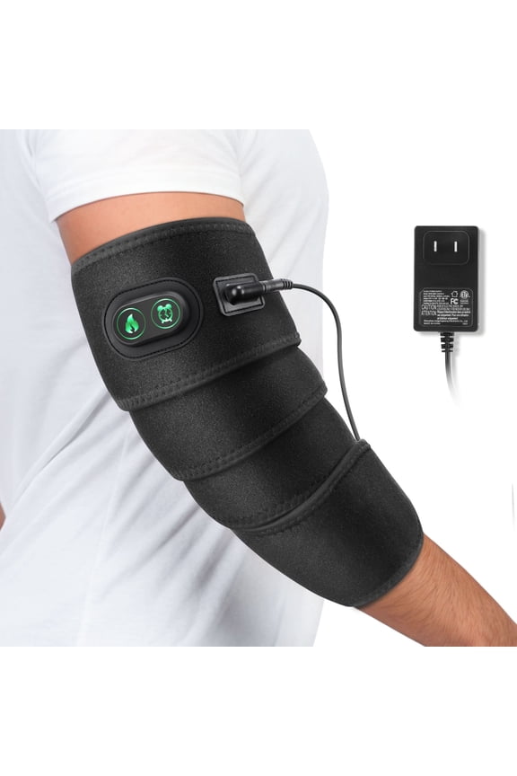 Heating Pad Wrap for Multiple Body Areas,Wearable Heating Wrap for Elbow Arm Wrist Ankle Leg Knee ,Wrap Around Heating Pad with 78" Long Charge Cord, 4 Heating Modes,3 Time Setting(Black)