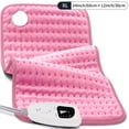 thumbnail image 1 of Heating Pad for Back,Neck,Shoulder,6 Heat Settings,Dry/Moist Heat & Auto Shut off, Birthday Gifts for Men and Women, 12" x 24", Pink, 1 Pack, 1 of 8