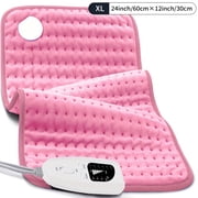 Heating Pad for Back,Neck,Shoulder,6 Heat Settings,Dry/Moist Heat & Auto Shut off, Birthday Gifts for Men and Women, 12"