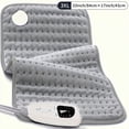 thumbnail image 1 of Heating Pad for Back,Neck,Abdomen,Shoulder,Knee,Arms,Legs,Dry/Moist Heat&Auto Shut off, Birthday Gifts for Men and Women, 33"x17", Light Gray, 1 Pack, 1 of 9