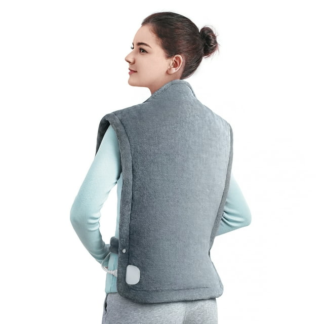 Heating Pad for Neck and Shoulders, Sable XXLarge Heat Wrap Vest for