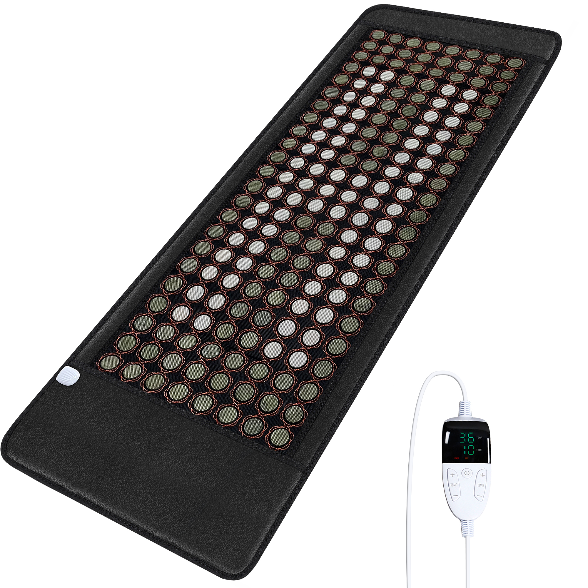 Heating Pads, 71" x 25" Natural Jade Heating Pad for Back Pain Relief and Cramps, Heating Pads