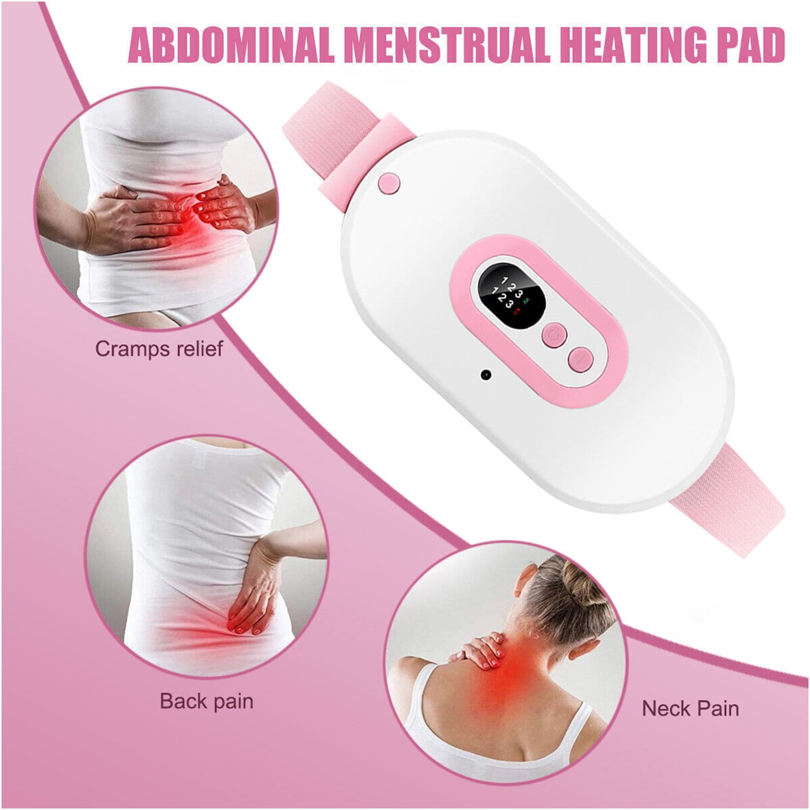 Heating Pads for CrampsElectric Cordless Menstrual Heating Pad