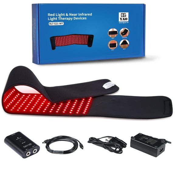 Heating Red Light Waist Belt - Body and Muscle Relaxation - 3 IN 1 Infrared Light Device