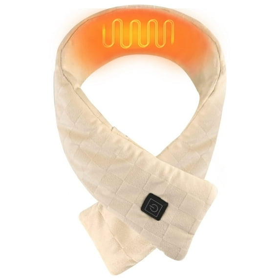 Heating Scarf, Rechargeable USB Men’s Women Winter Warm Heated Scarf 3-stage Electric Heating Scarf for Winter Outdoor Camping, Hiking, Skiing, Christmas Day and Valentine’s Day