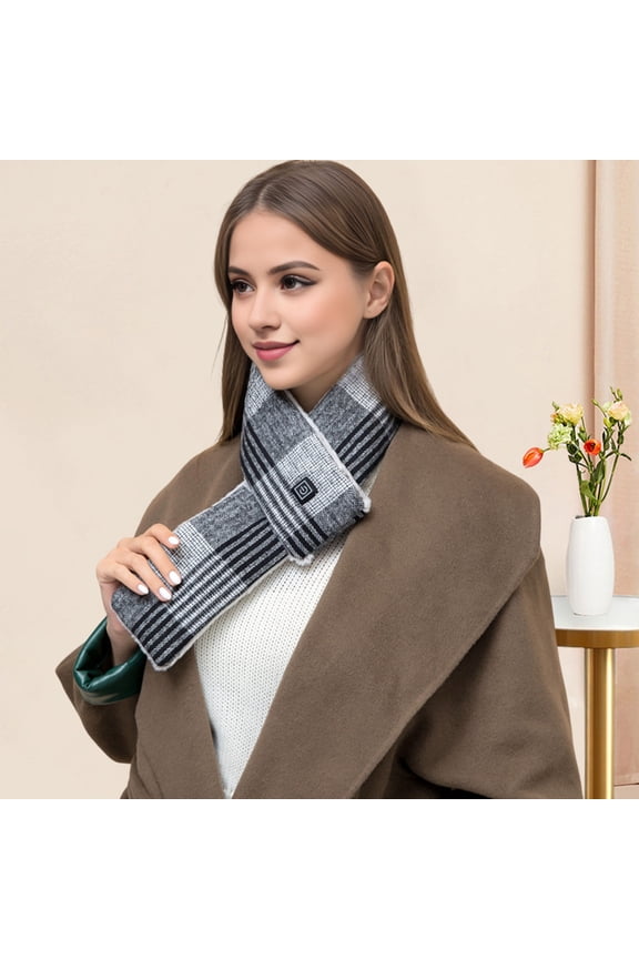 Heating Scarf Women Men Rechargeable 3 Heat Settings Waterproof Lightweight Camping Hiking Neck Heating Pad