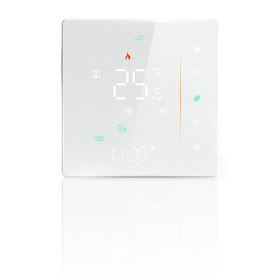Heating Thermostat, Warm Floor Gas Boiler Digital Temperature Controller Tuya Home Assistant ,Temperature calibrating