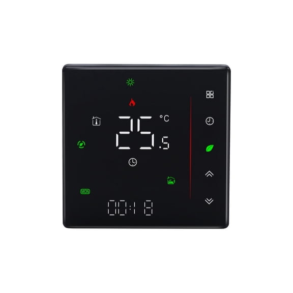 Heating Thermostat, Warm Floor Gas Boiler Digital Temperature Controller Tuya Home Assistant ,Temperature calibrating