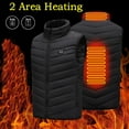 thumbnail image 1 of Heating Vest Usb 2 Piece Male And Female Charging Heating Vest Heating Vest plus Top Athletic Tops for Women Tops for Women Loose Athletic Crop Tops Women Layering Top Women 3x Womens Shirt Band T, 1 of 3