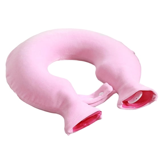 Heating & Warming Neck U-Shaped Hot Water Bottle 1800ml Leakproof Warmer with Cover for Winter Use Safe Heat Reusable Outdoor Travel Companion 35cmx34cm