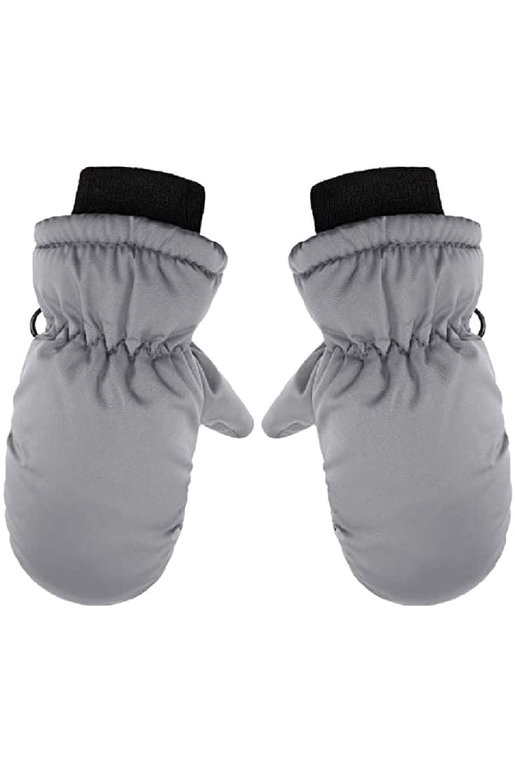 Heating&warming Kids Winter Outdoors for Full Finger Mittens—Children Baby Boys Girls Skiing Snowproof Handwear