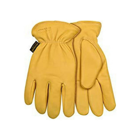 Kinco Grain Deer Skin Leather Driving Gloves with HeatKeep Lining
