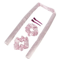 Heatless Curling Rod Headpiece Lazy Curler Set Hair Crunchie Sleep Curls Silk Ribbon Soft Wave Formers Hair Styling Tool