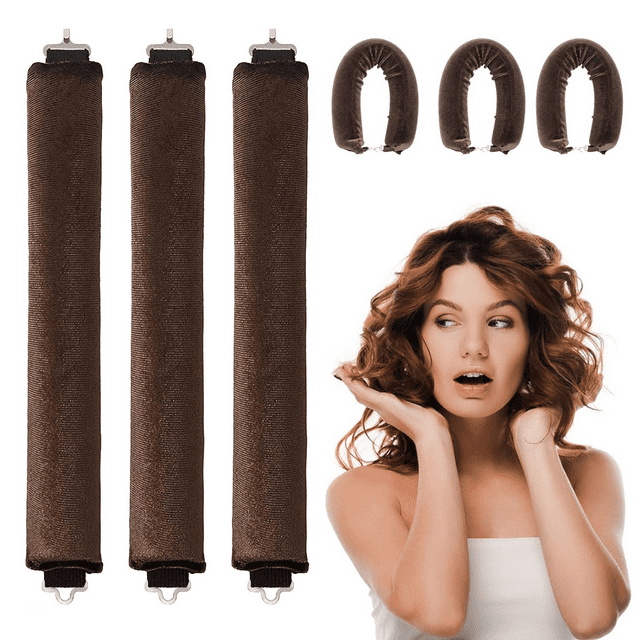 Heatless Hair Curler, Heatless Headband Curler,Heatless Curling Ribbon with Hook,No Heat Curls