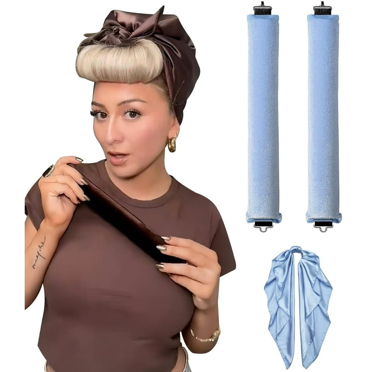 Heatless Hair Curler Overnight Curls Blowout Rods Headband No Heat