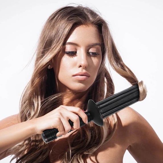 Heatless Hair Curling Roll Comb Wand Styling Tool for Effortless and Curls Without Damage