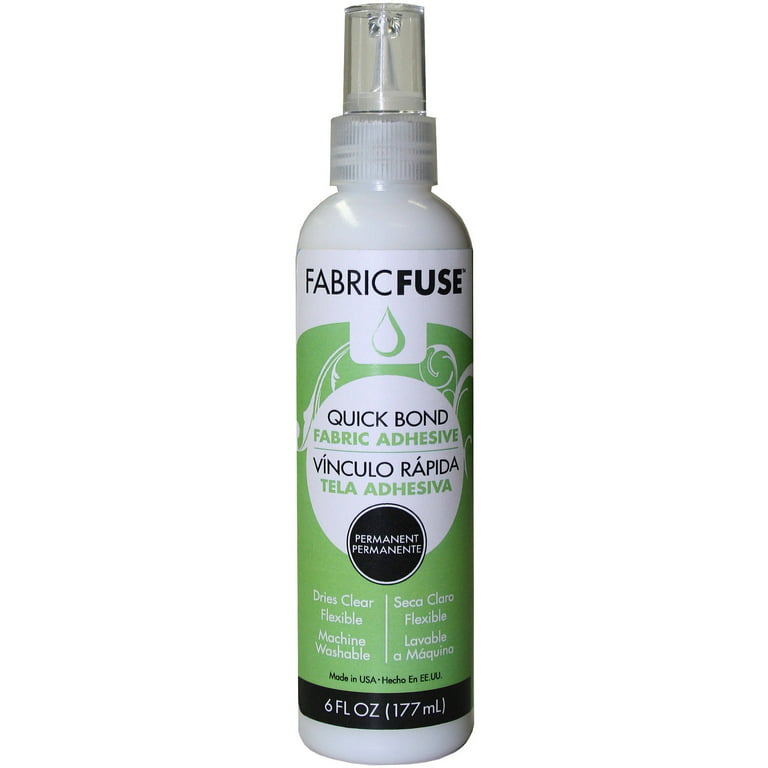 Quick Fix Bonding Fabric Glue Fast Dry and Clear Washable for All