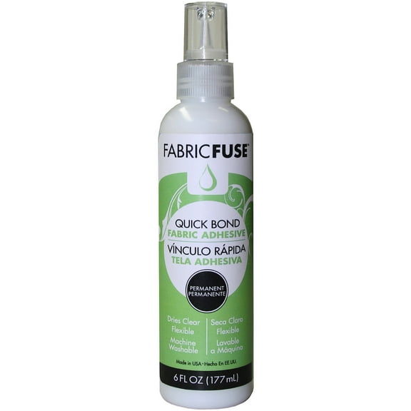 HeatnBond Fabric Fuse Liquid Glue, 6 fl oz, Permanent Fabric Adhesive Dries Clear