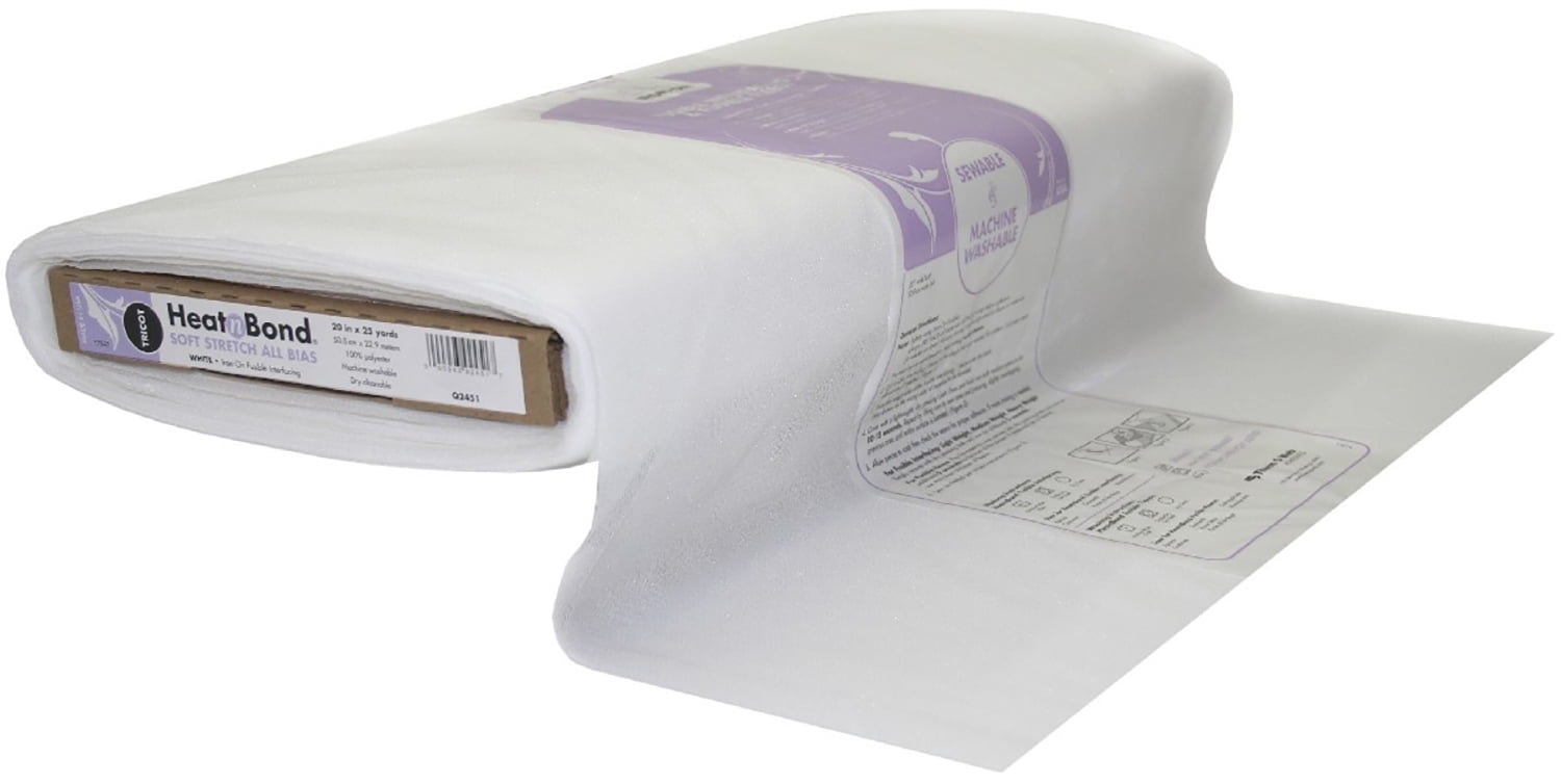 HeatnBond Fusible Tricot Soft Stretch All Bias 20" Fabric Interfacing
