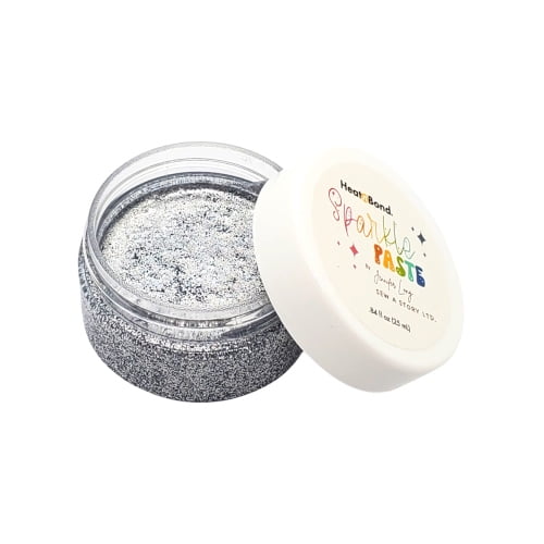 HeatnBond Silver Color Sparkle Paste By Jennifer Long Sew a Story 19148