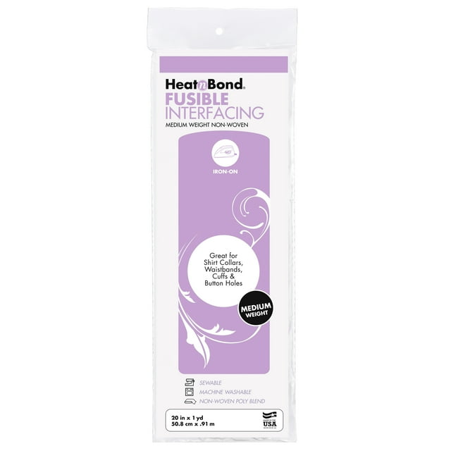 Heatnbond Fusible Medium Weight 20 inch x 1 Yard Precut Fabric