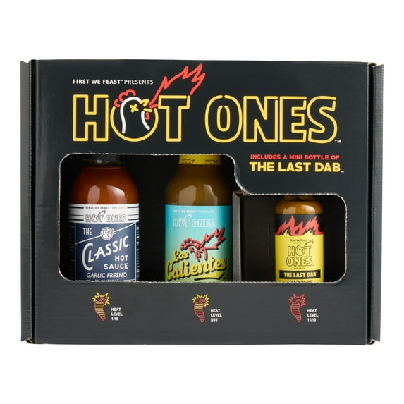 Heatonist Hot Ones Mini Dab Challenge Gift Set 11.7 oz. Pack of 4