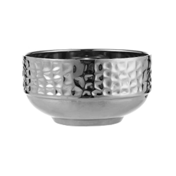 Heatproof Stainless Steel Bowl With Double Wall Construction Heatproof Tableware For Home Restaurant Use