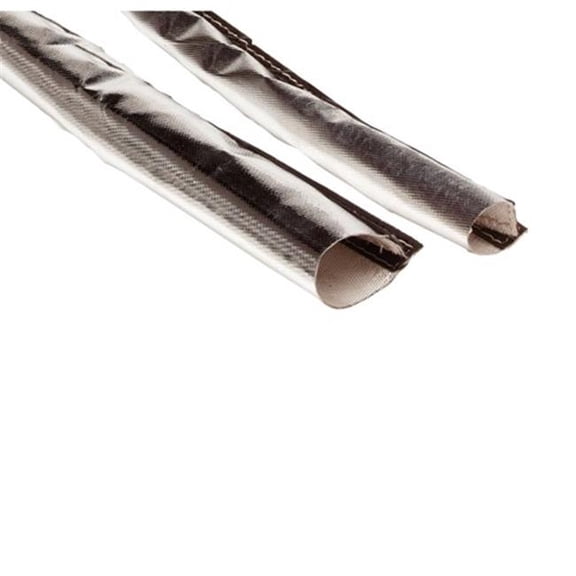 Heatshield 270305 Thermaflect Heat Shield Sleeve Proprietary Aluminized Fiberglass Silver, Aluminum, 3.5 in. ID x 10 ft.