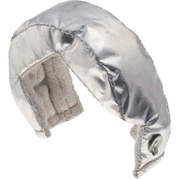 Heatshield 300008 Hp Turbo Heat Shield Proprietary Data Silver, Aluminum, T2 Flange Turbos