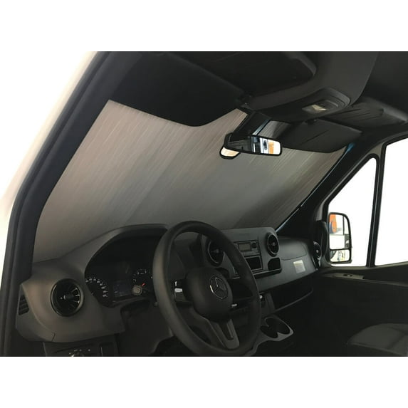 Heatshield Products Foldable Automotive Window Shades, Polyester Silver