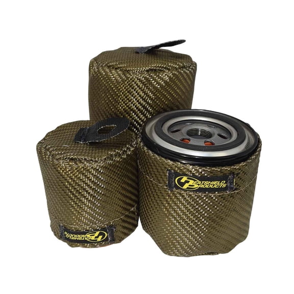 Heatshield Products Lava Oil Filter Heat Shield Ford Mod Motor