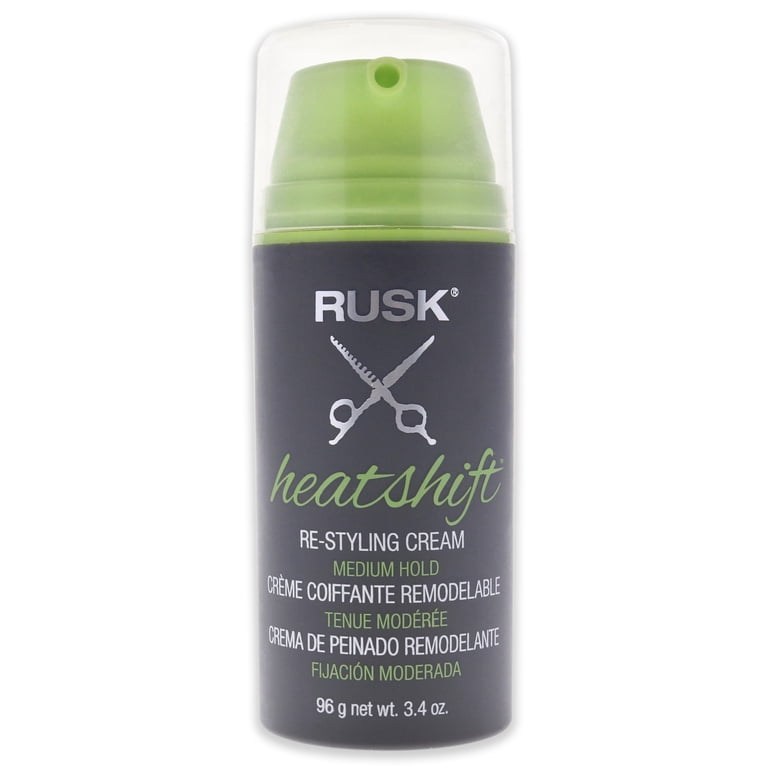 Rusk Heatshift Re-Styling Cream, Medium Hold, 3.40oz - Reduces