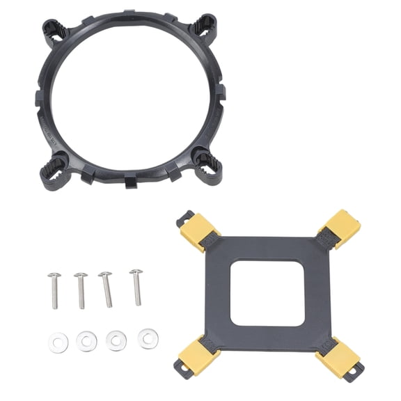 Heatsink Fan Mounting Brackets CPU Radiators Brackets for LGA775 115X 1366 Adjustable Desktop Computer Brackets