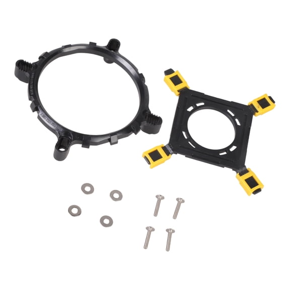 Heatsink Fan Mounting Brackets Kits CPU Radiators Brackets for LGA775 115X 1366 Adjustable Desktop Computer Brackets