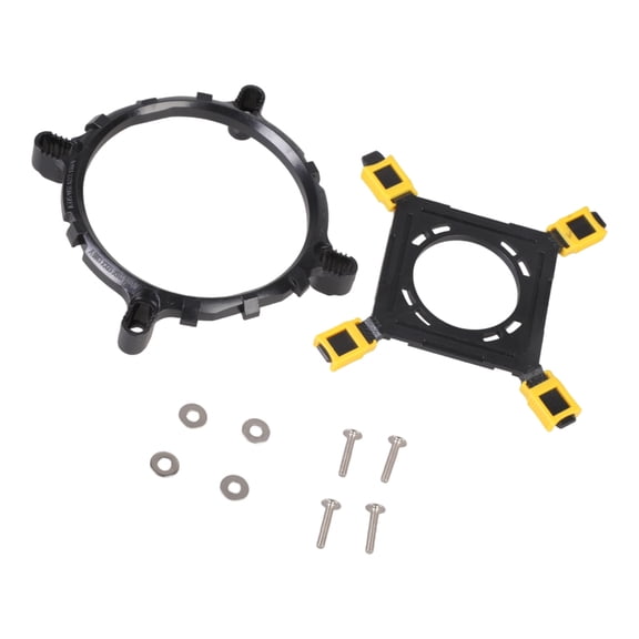 Heatsink Fan Mounting Brackets Kits CPU Radiators Brackets for LGA775 115X 1366 Adjustable Desktop Computer Brackets