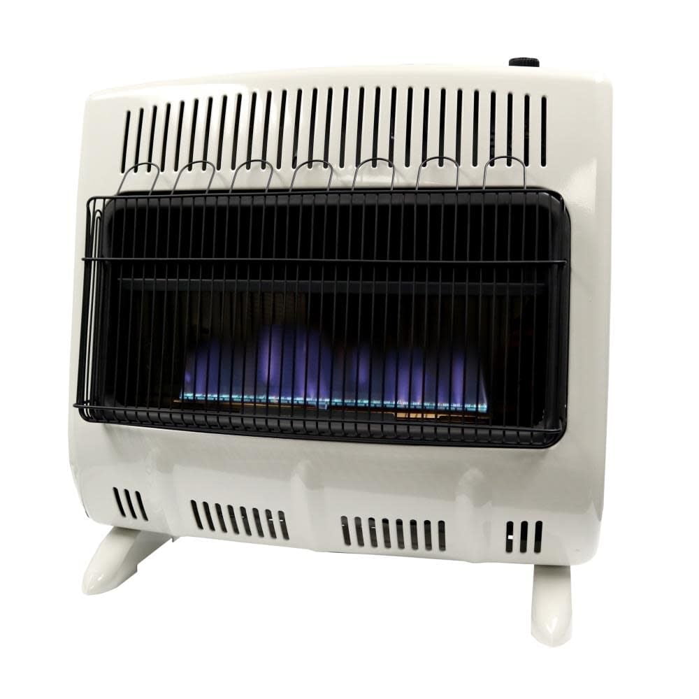Heatstar 30000 Btu Vent Free Blue Flame Natural Gas Heater With Thermostat And Blower