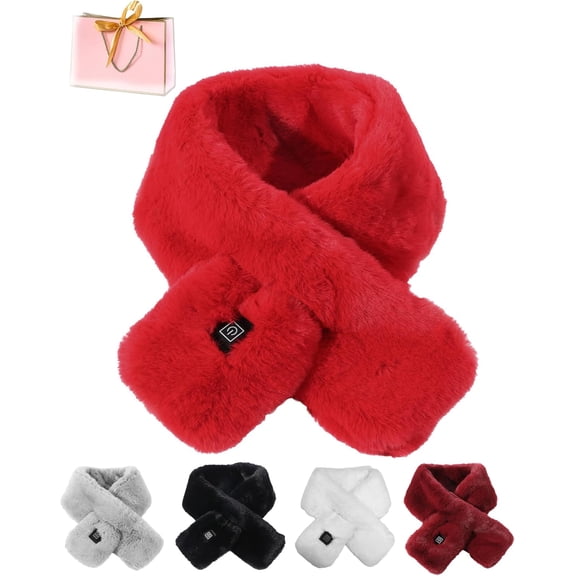 Heatwave Scarf,  Rechargeable Heated Scarf with Overheat Protection, with 3 Temperature Modes & Hidden Pocket - Overheat Protection, Soft and Washable