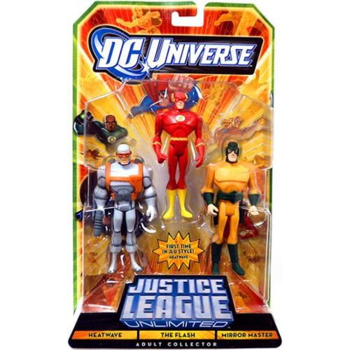Heatwave, The Flash & Mirror Master Action Figures DC Universe