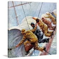 "Heave Ho!" Painting Print on Wrapped Canvas